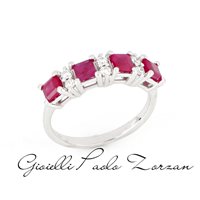 Ring Zorzan Gioielli Woman in White Gold Rubino 1.42 Ct ANPZ2502 - ANPZ2502